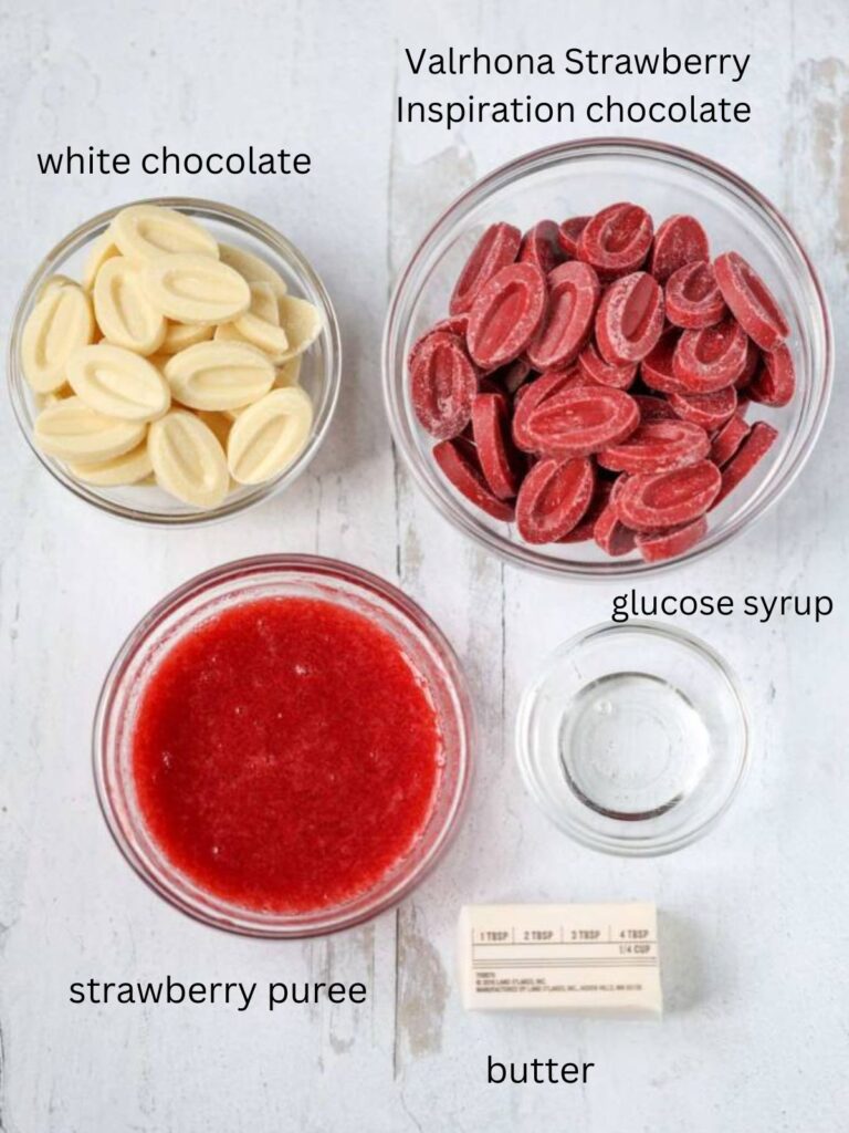 Labeled Ingredients on the table.