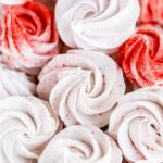 White rosette-shaped marshmallow.