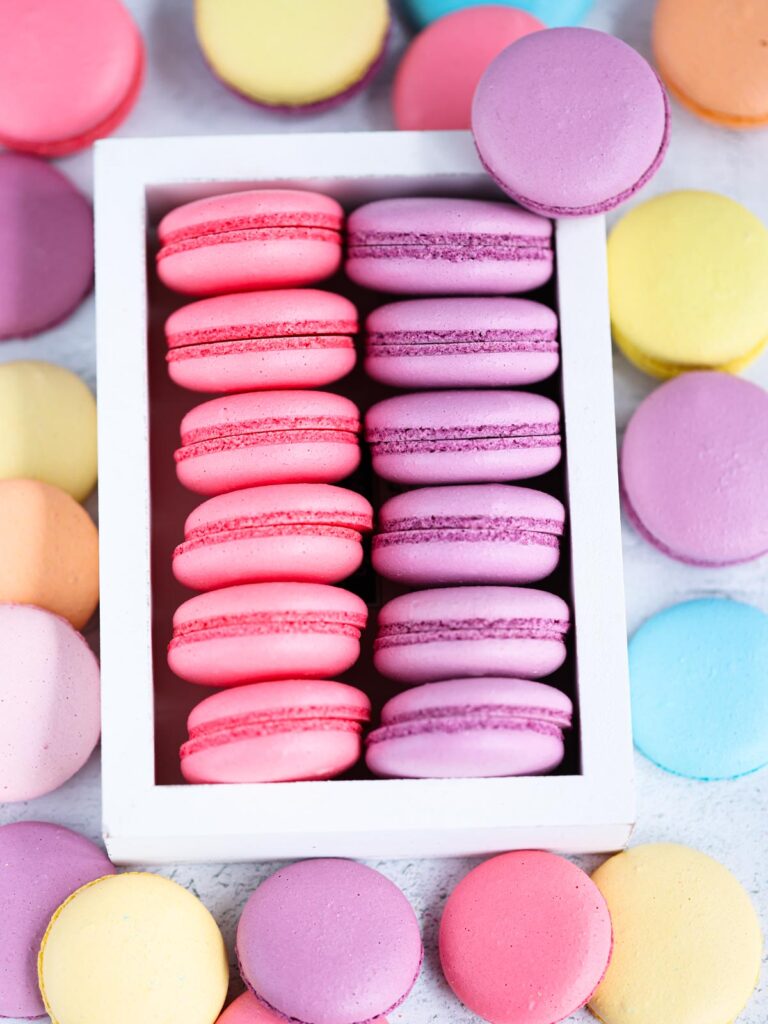 No rest method macarons in the box. 
