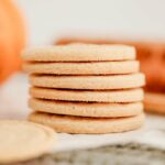 Pumpkin Spice Shortbread Cookies