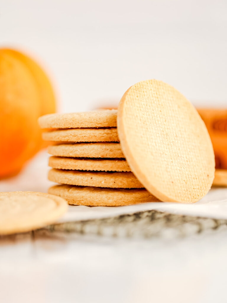Stock of cookies on the table.