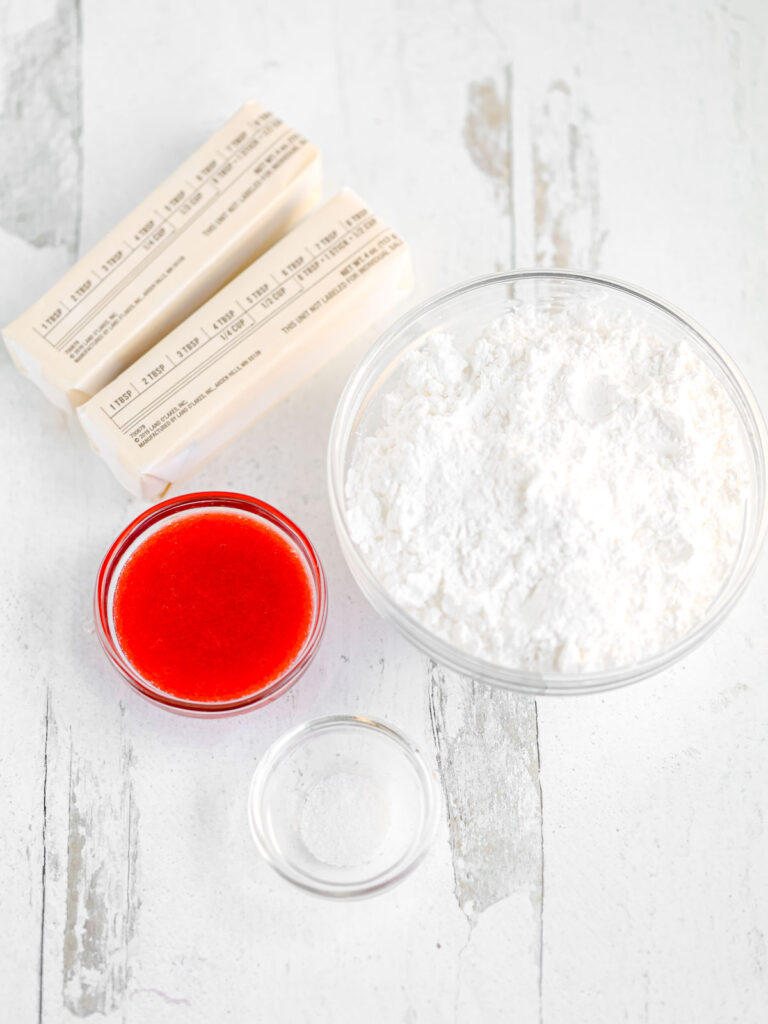 Ingredients on the table. 