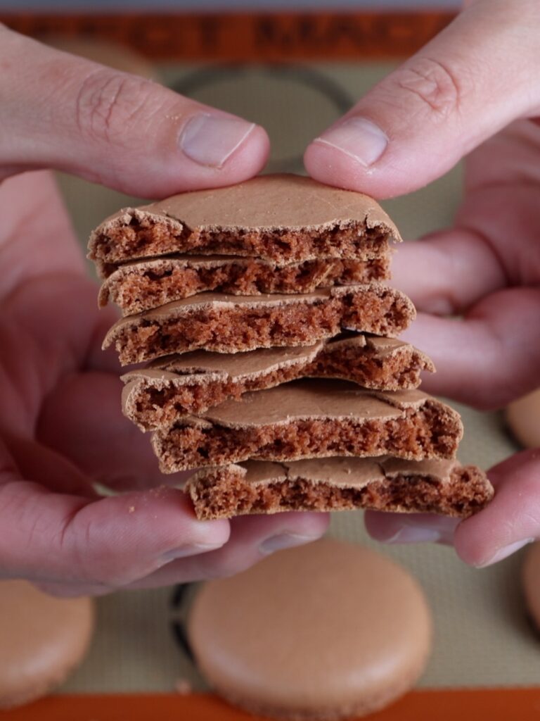 Brown sugar macarons. 