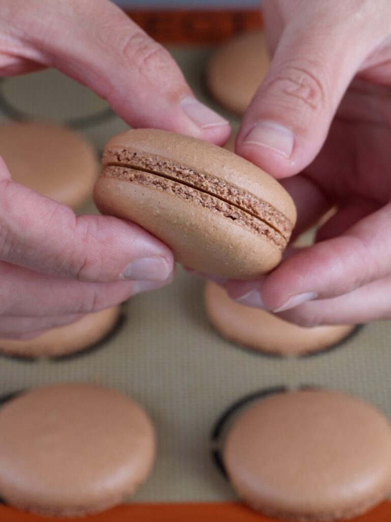 Brown sugar macarons. 