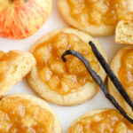 Apple vanilla cookies on the table.