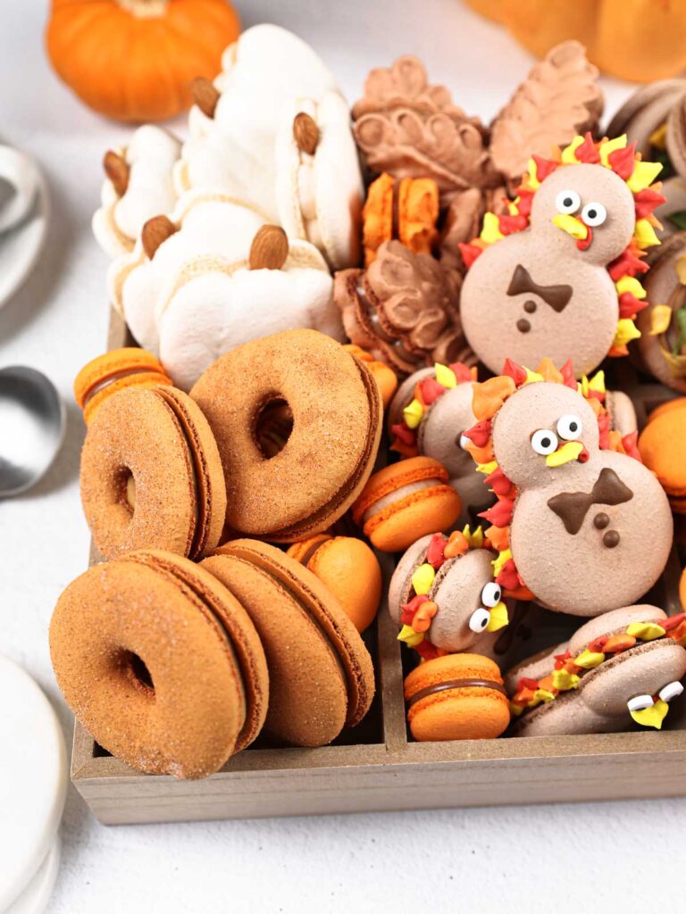 Thanksgiving macarons box.