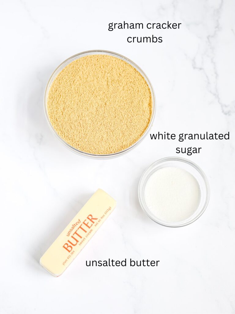 Labeled ingredients on the table. 