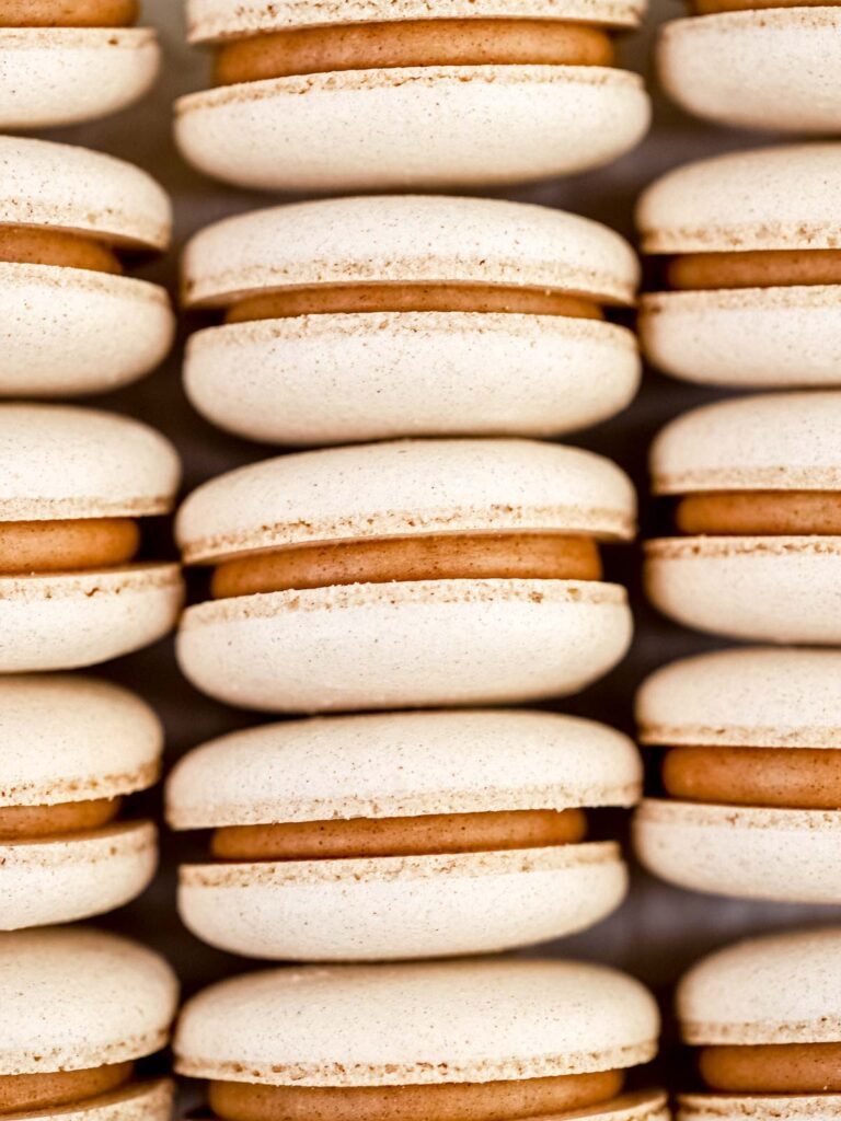 Cinnamon Macarons.