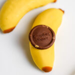 Viral banana dessert on the table.